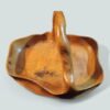 Stunning handmade Burr Walnut wooden tray with handle