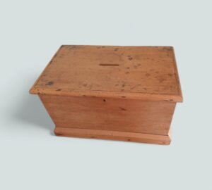 Large Antique Pine Donation Box