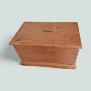 Large Antique Pine Donation Box