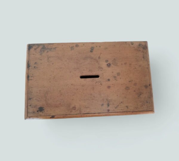 Large Antique Pine Donation Box