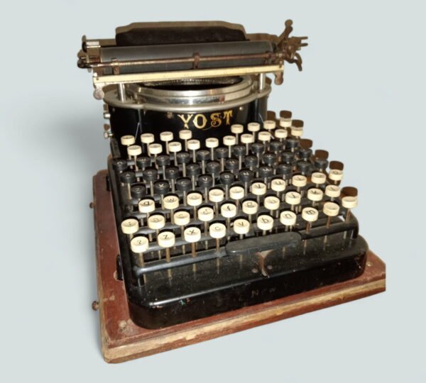 The New Yost No.1 American Typewriter c.1889 Rare! Stunning Order!