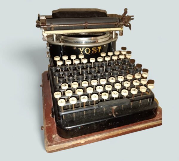 The New Yost No.1 American Typewriter c.1889 Rare! Stunning Order!