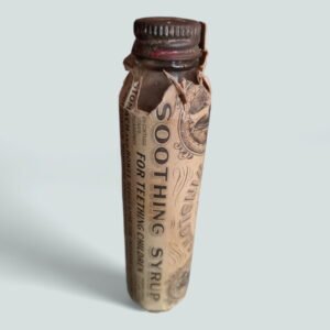 1890's Mrs. Winslow's Soothing Syrup Apothecary Medicine Bottle! Rare!