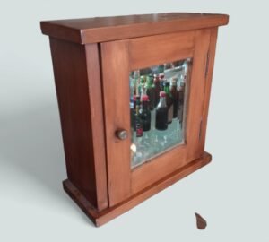 Vintage Kauri Wooden Medicine Cabinet