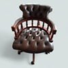 Superb Vintage Captains Leather Chair