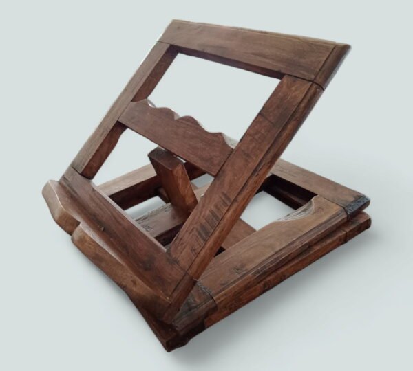 Vintage Wooden Book Revolving Display Stand