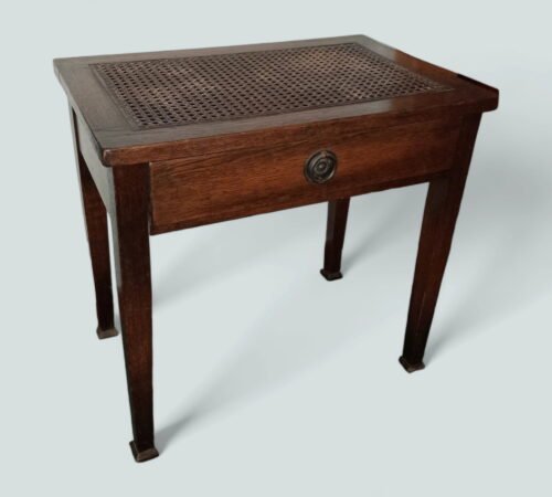 Vintage Rattan Bedside Table