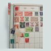 World Stamp Album 'Four Square' Large with lots of older stamps