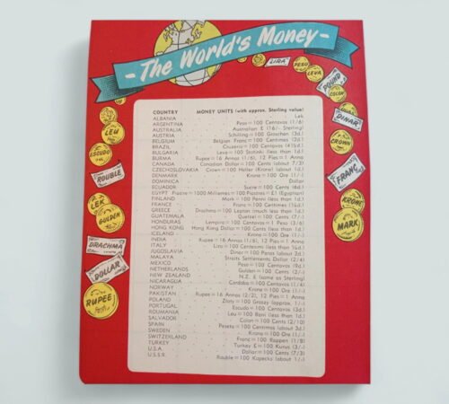 World Stamp Album 'Four Square' Large with lots of older stamps