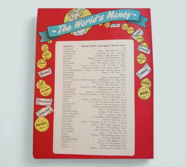 World Stamp Album 'Four Square' Large with lots of older stamps