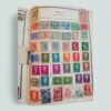 World Stamp Album 'Four Square' Large with lots of older stamps