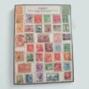 World Stamp Album 'Four Square' Large with lots of older stamps