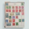 World Stamp Album 'Four Square' Large with lots of older stamps