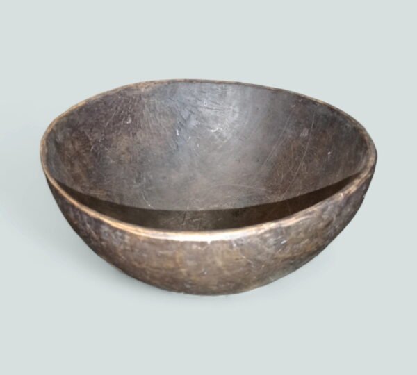 Antique Wood Burnished Food Feasting Ceremonial Bowl from Papua New Guinea