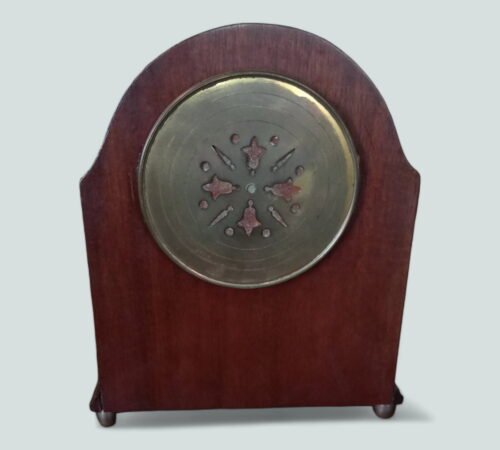 Edwardian Inlaid Mahogany Mantel Clock