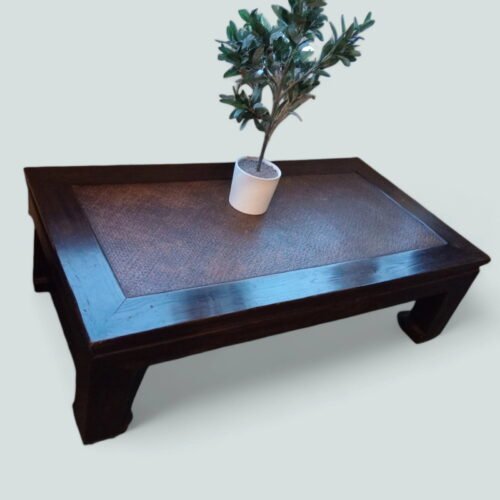 Chinese Rattan Large Coffee Table