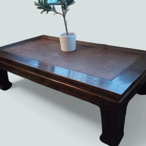 Chinese Rattan Large Coffee Table