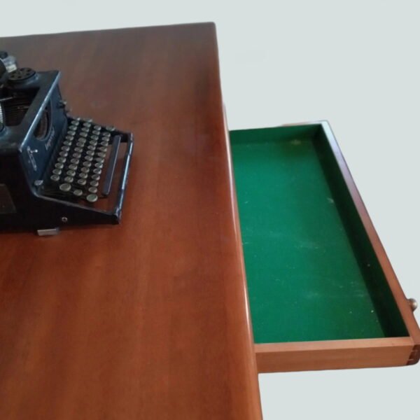 Panelled Solid Wood Twin Pedestal Partners Desk