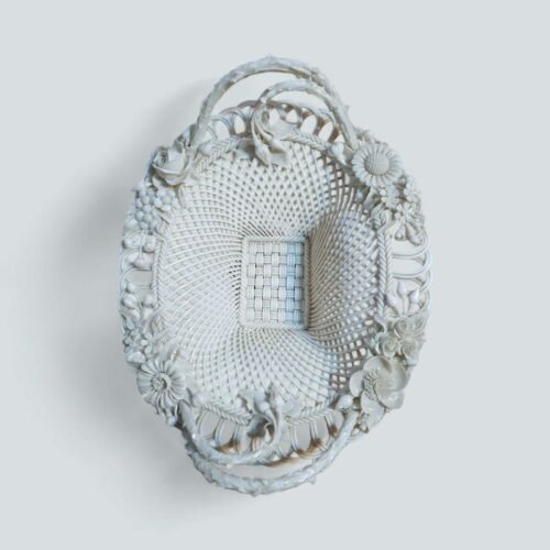 Belleek Super Rare Henshall Twig Basket