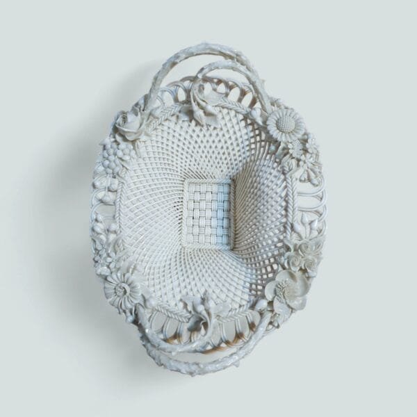 Belleek Super Rare Henshall Twig Basket