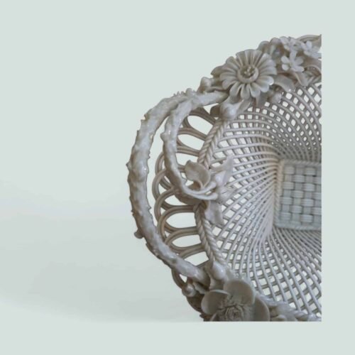 Belleek Super Rare Henshall Twig Basket